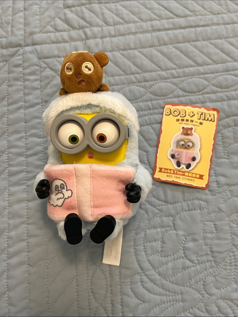 Minion Plush Bob + Tim Bed Time Stories